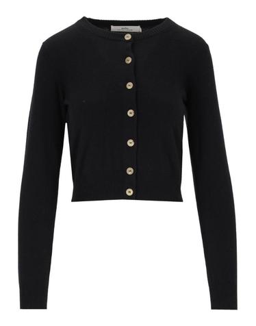 [해외직구][A94]ARCH4 KNCD26193BLACK 여성 니트 스웨터 ARCH4 ARCH4 Celestina Cropped Crewneck Cardigan