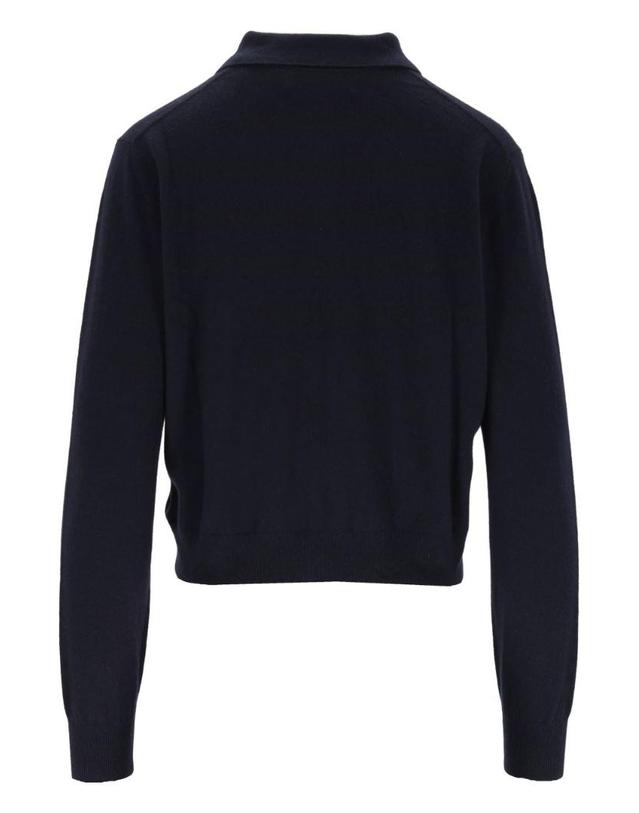 아치포 아치4 [해외직구][A94]ARCH4 KNCD25242NAVY 여성 니트 스웨터 ARCH4 ARCH4 Wrexham Cardigan With Collar 착용컷