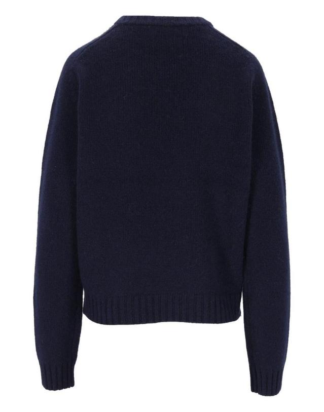 아치포 아치4 [해외직구][A94]ARCH4 KNJP25239BNAVY 여성 니트 스웨터 ARCH4 ARCH4 Limerick Crewneck Sweater 착용컷