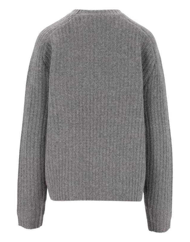 아치포 아치4 [해외직구][A94]ARCH4 KNJP26353GUNMETAL MARL 여성 니트 스웨터 ARCH4 ARCH4 Nisha Ribbed Crewneck Sweater 착용컷
