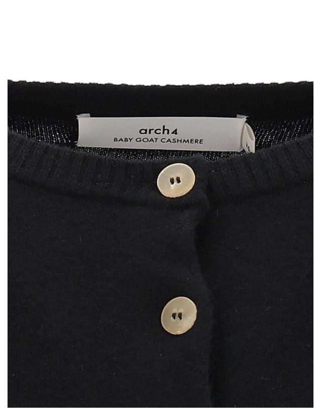 아치포 아치4 [해외직구][A94]ARCH4 KNCD26193BLACK 여성 니트 스웨터 ARCH4 ARCH4 Celestina Cropped Crewneck Cardigan 착용컷