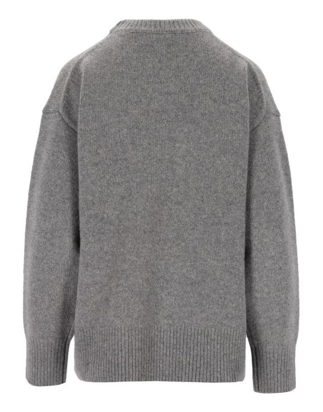 아치포 아치4 [해외직구][A94]ARCH4 KNJP26363GUNMETAL MARL 여성 니트 스웨터 ARCH4 ARCH4 Susan Crewneck Sweater 착용컷