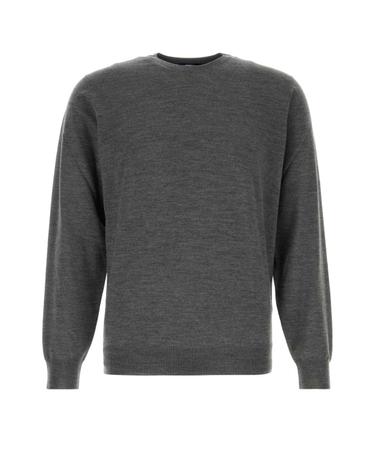 [해외직구][X45]FEDELI MU007012 21 남성 스웨터 니트 가디건 Dark grey wool sweater