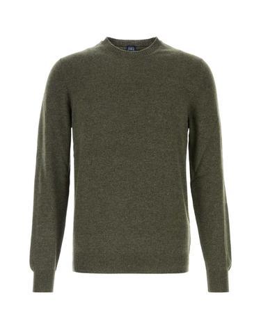 [해외직구][X45]FEDELI MU006476 CARDO 남성 스웨터 니트 가디건 Olive green cashmere sweater