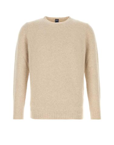 [해외직구][X45]FEDELI MU006406 2 남성 스웨터 니트 가디건 Sand stretch wool blend sweater