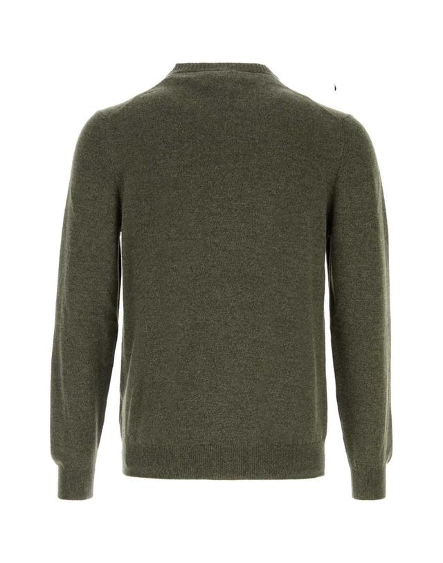 페델리 [해외직구][X45]FEDELI MU006476 CARDO 남성 스웨터 니트 가디건 Olive green cashmere sweater 착용컷