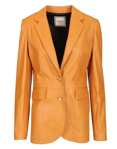 [해외직구][A94]딸리아토레 SOPHIECHE25 02CUOIO 여성 가죽자켓 바이커자켓 TAGLIATORE TAGLIATORE Sophie Blazer