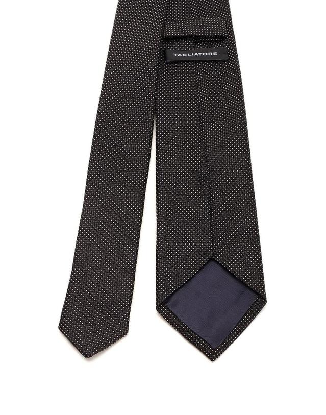 딸리아또레 [해외직구][A94]딸리아토레 CRAVATTEVARIE 남성 넥타이 보타이 TAGLIATORE TAGLIATORE Silk Tie With Polka Dots 착용컷