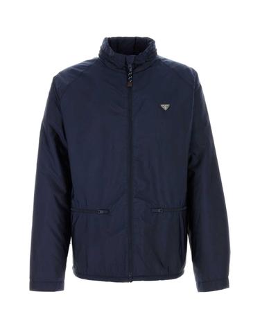 [해외직구][X45]프라다 SGD071SOOO1WQ9 F0ABM 남성 블레이저 봄버 캐주얼자켓 Navy blue Re Nylon jacket