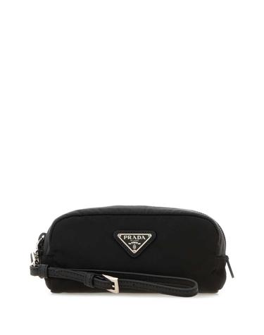 [해외직구][X45]프라다 1NS175R067 F0002 여성 클러치 파우치 뷰티케이스 Black Re Nylon pouch