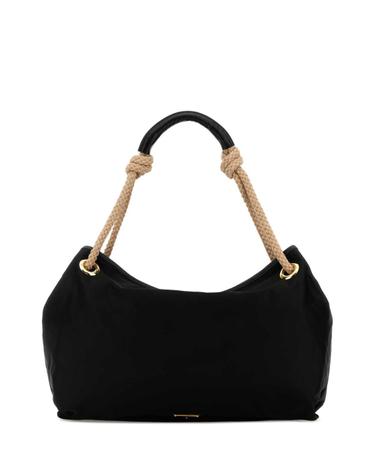 [해외직구][X45]프라다 1BC2822HG8 F0002 여성 토트백 쇼퍼백 탑핸들백 핸드백 Black fabric shopping bag