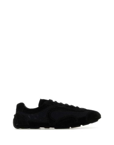 [해외직구][X45]프라다 1E247OFD0103D8C F0002 여성 스니커즈 단화 운동화 로우탑 하이탑 Black suede and mesh Montecarlo sneakers