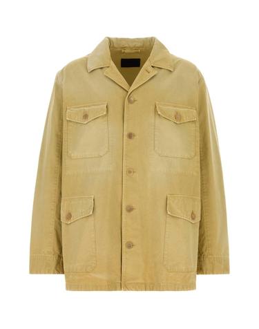 [해외직구][X45]프라다 SGD088SOOO187F F0065 남성 블레이저 봄버 캐주얼자켓 Beige cotton jacket