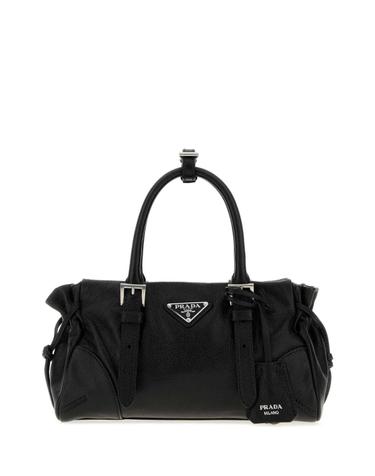 [해외직구][X45]프라다 1BA499VOOM2ZQX F0002 여성 토트백 쇼퍼백 탑핸들백 핸드백 Black leather small Prada Karin handbag