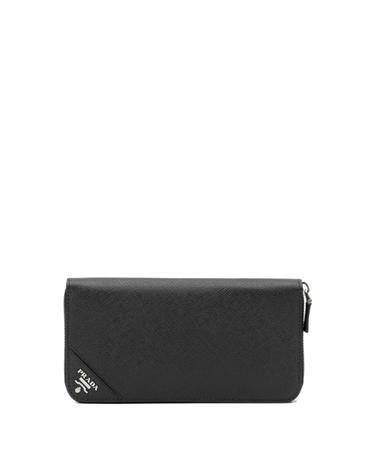 [해외직구][V90]프라다 2ML317QMEF0002 남성 반지갑 카드지갑 카드홀더 머니클립 Saffiano leather wallet