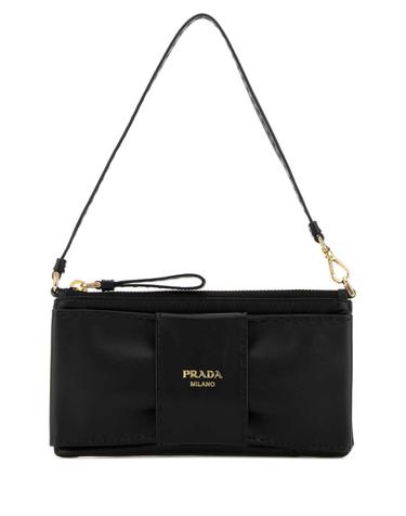 [해외직구][X45]프라다 1MB0822DX8 F0002 여성 지갑 반지갑 장지갑 카드지갑 Black nappa leather shoulder bag