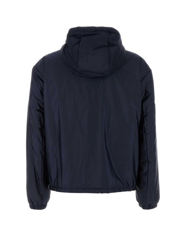 프라다 [해외직구][X45]프라다 SGC913SOOO1WQ9 F0ABB 남성 블레이저 봄버 캐주얼자켓 Navy blue Re Nylon padded jacket 착용컷