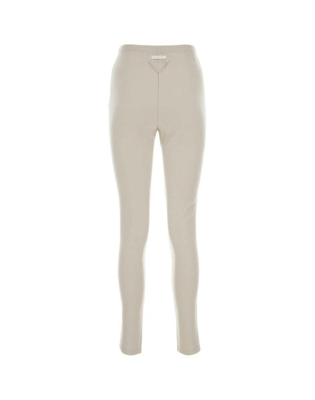 프라다 [해외직구][X45]프라다 132393S2321Y5T F0K74 여성 레깅스 스타킹 타이즈 Sand cashmere leggings 착용컷