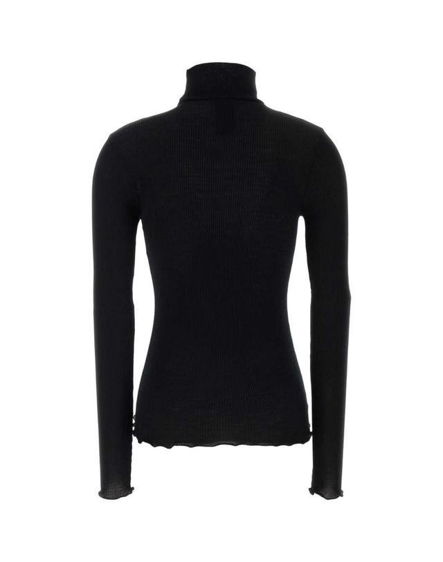 프라다 [해외직구][X45]프라다 39700SOOO6080 F0002 여성 스웨터 니트 가디건 Black wool blend sweater 착용컷