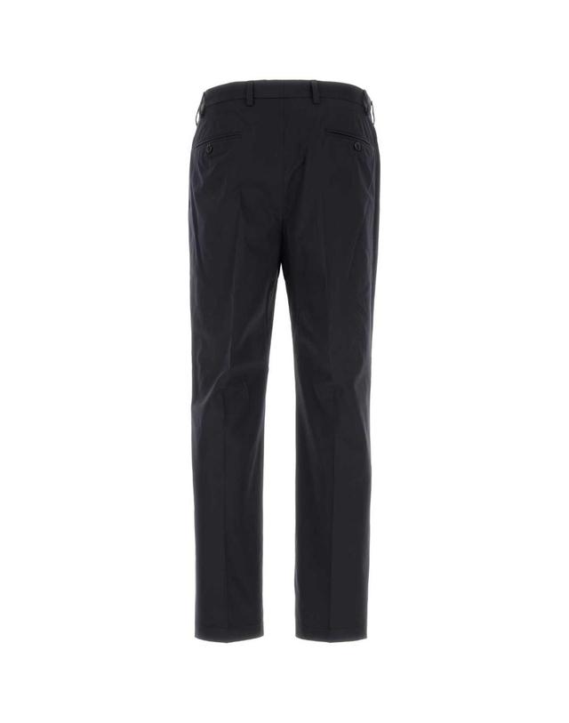 프라다 [해외직구][X45]프라다 UP0419SOOO1XV2 F0ABB 남성 바지 면바지 조거 카고 와이드 Navy blue poplin pant 착용컷