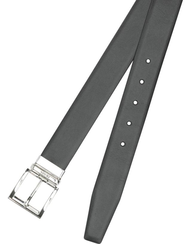 프라다 [해외직구][V90]프라다 2CC0042AJ9F0002 남성 벨트 허리띠 Reversible leather belt 착용컷