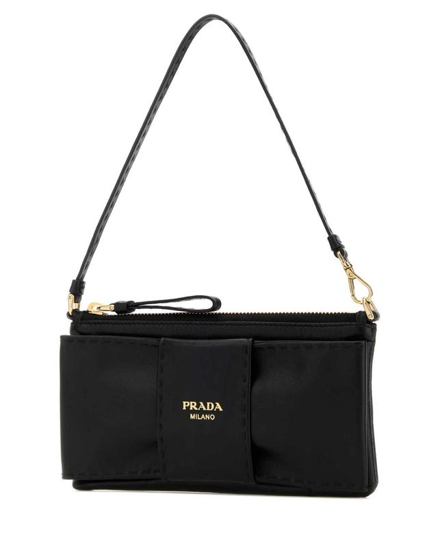 프라다 [해외직구][X45]프라다 1MB0822DX8 F0002 여성 지갑 반지갑 장지갑 카드지갑 Black nappa leather shoulder bag 착용컷