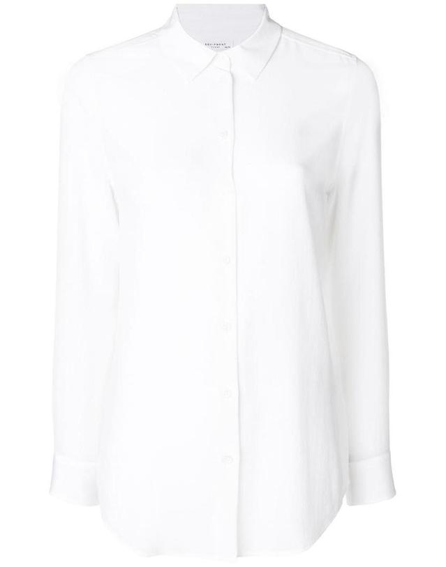 이큅먼트 [해외직구][A94]EQUIPMENT Q23E900BRIGHT WHITE 여성 셔츠 블라우스 EQUIPMENT EQUIPMENT Washed Silk Shirt 착용컷