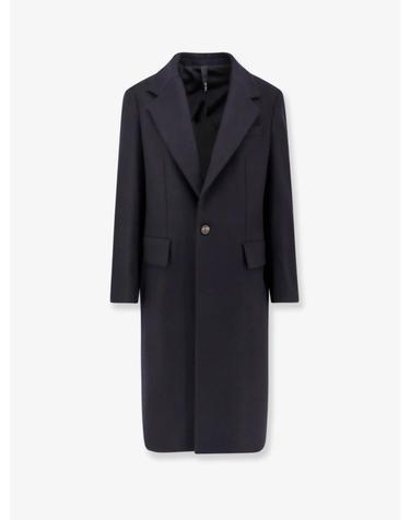 [해외직구][N85]HEVO TRINITAPOLIL1G725 남성 코트 패딩자켓 다운자켓 HEVO Virgin wool coat with satin lining