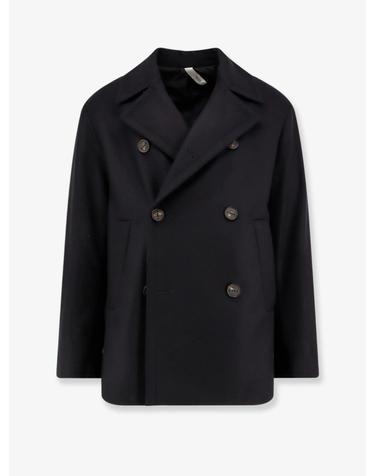 [해외직구][N85]HEVO TRANI 남성 코트 패딩자켓 다운자켓 HEVO Trani double breasted wool blend coat