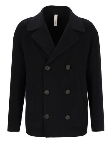 [해외직구][A94]HEVO ORNO DM7004020 남성 코트 아우터 HEVO HEVO Double Breasted Peacoat