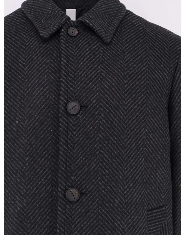 에보 [해외직구][N85]HEVO LOCONIAQ 남성 자켓 블레이저 베스트 HEVO Loconia wool blend coat with herringbone pattern 착용컷