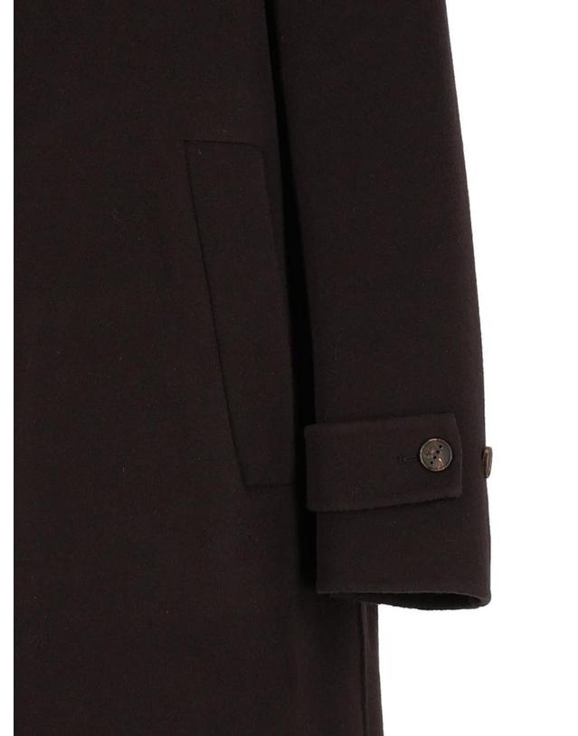 에보 [해외직구][A94]HEVO LOCONIA DM7001101 남성 코트 아우터 HEVO HEVO Single Breasted Long Coat 착용컷