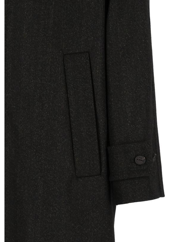 에보 [해외직구][A94]HEVO BAIADELMONACO QM7303300 남성 코트 아우터 HEVO HEVO Single Breasted Long Loden Coat 착용컷