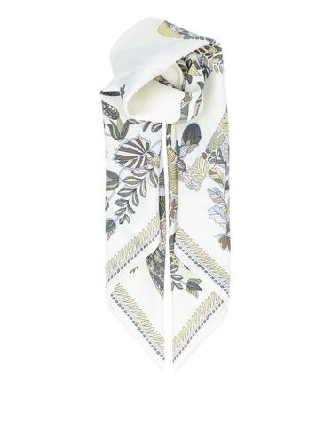 [해외직구][A94]롱샴 50647GSOM64 여성 스카프 목도리 LONGCHAMP PARIS LONGCHAMP PARIS Botanical Print Silk Scarf