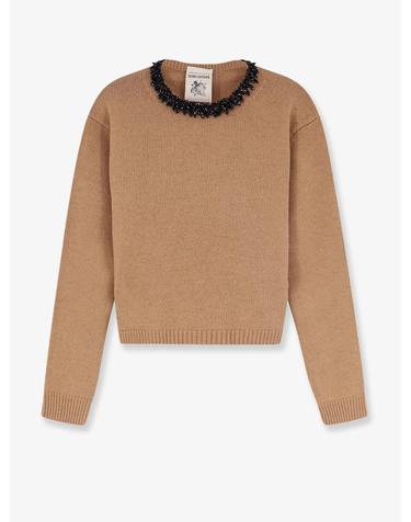 [해외직구][N85]SEMICOUTURE Y6WH71 여성 니트 스웨터 가디건 SEMICOUTURE Wool and cashmere blend sweater