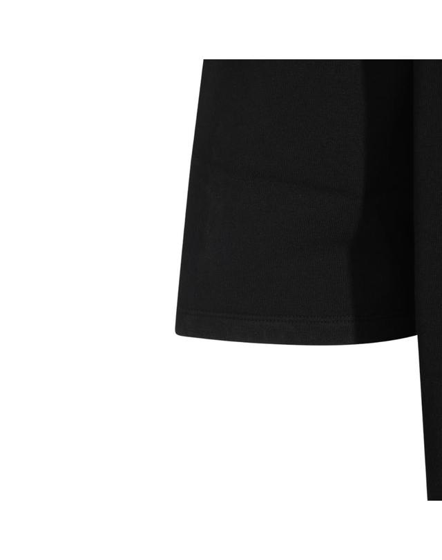 릭오웬스 다크쉐도우 [해외직구][B47]릭오웬스 DU02F6274RIGEP50908 남성 티셔츠 상의 탑 BLACK AND PEARL COTTON JUMBO T SHIRT 착용컷