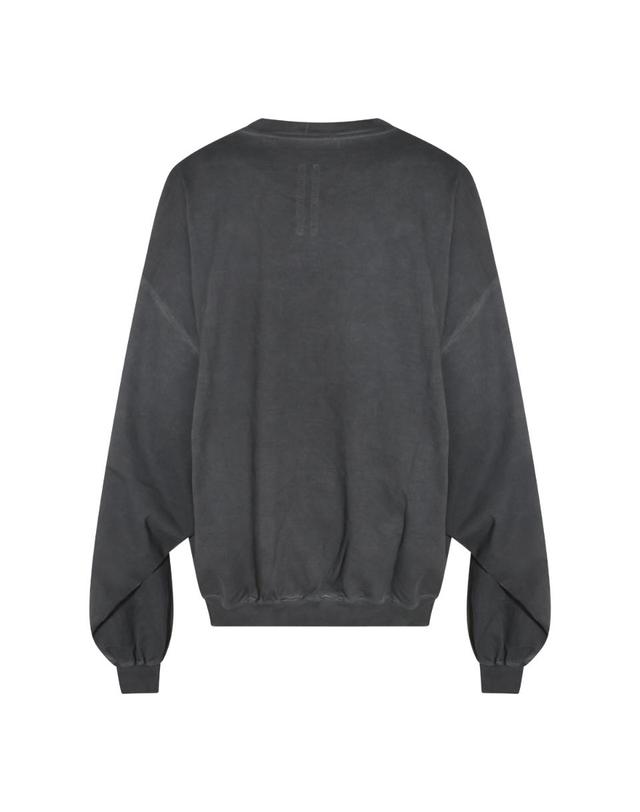 릭오웬스 다크쉐도우 [해외직구][B47]릭오웬스 DU02F6267RIGDP413918 남성 티셔츠 상의 탑 FADED BLACK COTTON HUN T SHIRT 착용컷