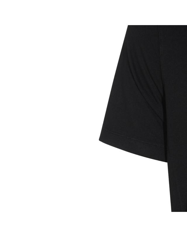 릭오웬스 다크쉐도우 [해외직구][B47]릭오웬스 DU02F6250RNEP5P0908 남성 티셔츠 상의 탑 BLACK AND PEARL COTTON LEVEL T SHIRT 착용컷