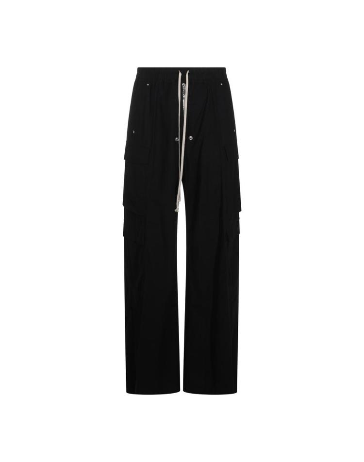 [해외] [릭오웬스 다크쉐도우] [B47]릭오웬스 DU02F6398CFL09 남성 바지 팬츠 면바지 BLACK COTTON DOUBLE CARGO JUMBO BELAS PANTS FH21X