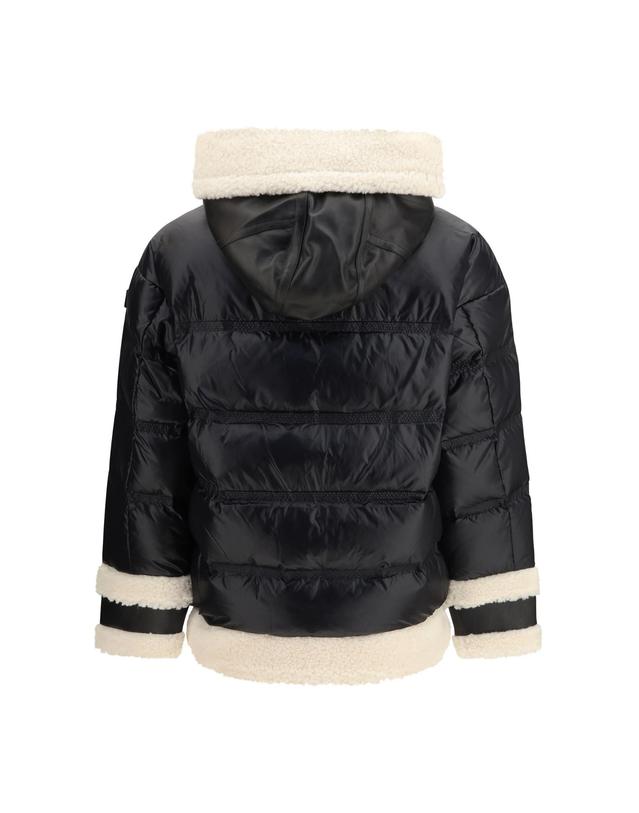 페트레이 [해외직구][K68]PEUTEREY PED588601181855 NER 여성 다운자켓 패딩 다운베스트 파카 Kunto Bg faux fur Puffer Jacket 착용컷