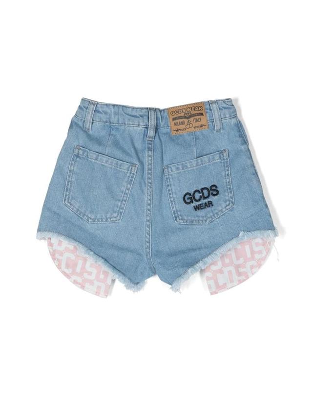지씨디에스 [해외직구][W63]GCDS DAQ000L0E14 40613 키즈 반바지 숏팬츠 남아 여아 유아동 SHORTS 착용컷