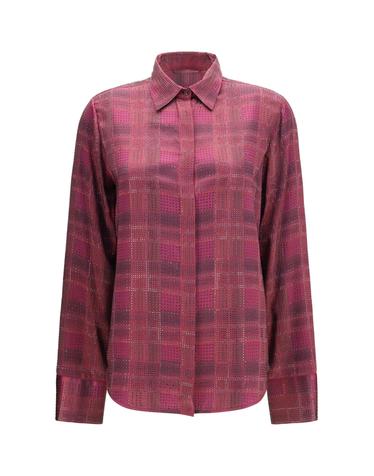 [해외직구][K68]ERMANNO SCERVINO D492K364CTWWK S4902 여성 셔츠 남방 긴팔 반팔 블라우스 Crystal check satin Shirt
