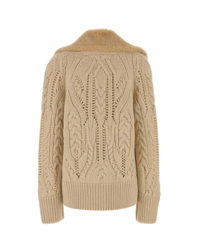 에르마노 설비노 [해외직구][X45]ERMANNO SCERVINO D495D305SHQTK 10105 여성 코트 하프 롱 트렌치 오버코트 코트자켓 Sand wool cardigan 착용컷