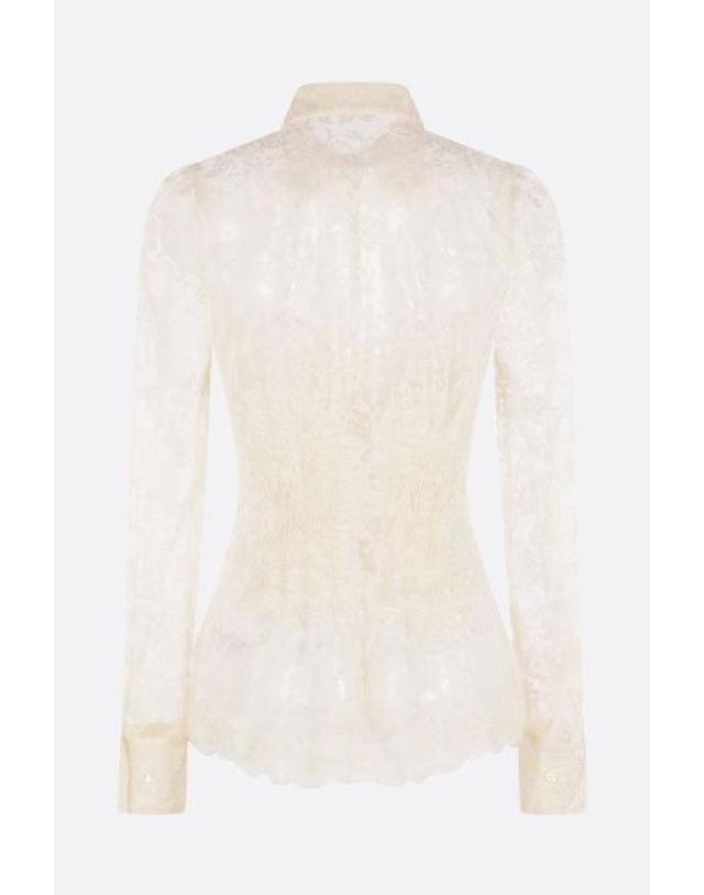 에르마노 설비노 [해외직구][E32]ERMANNO SCERVINO D492K308APEYF10701 여성 셔츠 블라우스 ERMANNO SCERVINO lace shirt 착용컷