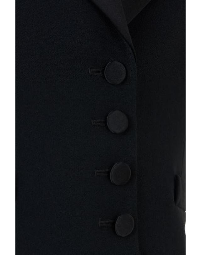 에르마노 설비노 [해외직구][E32]ERMANNO SCERVINO D496N703TEILM95708 여성 조끼 베스트자켓 ERMANNO SCERVINO cropped vest in viscose blend 착용컷