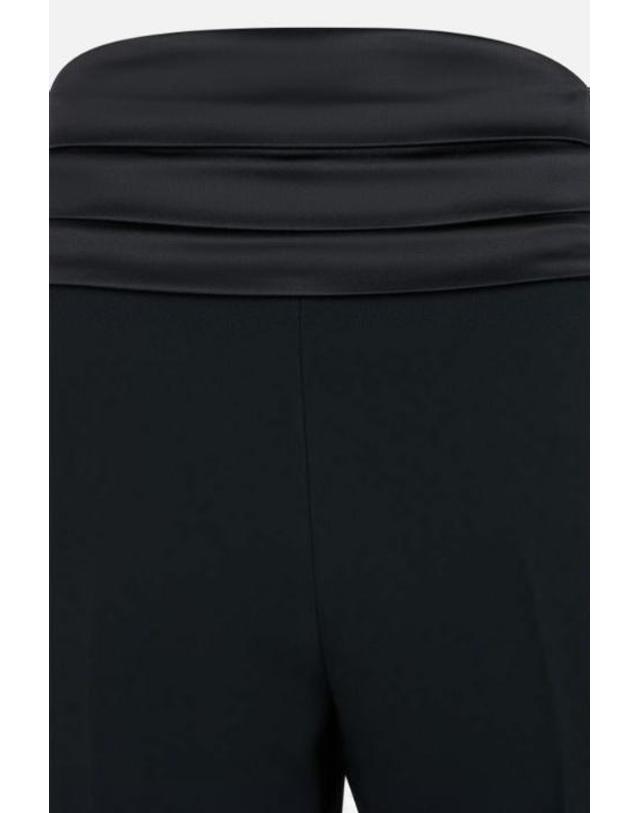 에르마노 설비노 [해외직구][E32]ERMANNO SCERVINO D496P719TEILM95708 여성 바지 팬츠 트라우저 면바지 슬렉스 로고 ERMANNO SCERVINO wide leg trousers in cady 착용컷