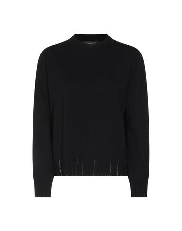 [해외직구][B47]파비아나필리피 MAD216F028M2815146 여성 니트 스웨터 가디건 BLUE NOTTE VIRGIN WOOL CASHMERE AND SILK BLEND SWEATER