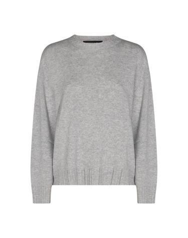 [해외직구][B47]파비아나필리피 MAD216F028M2818155 여성 니트 스웨터 가디건 LIGHT GREY VIRGIN WOOL CASHMERE AND SILK BLEND SWEATER