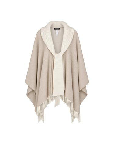 [해외직구][S27]파비아나필리피 SAD226A912M5780164 여성 스카프 방도 케이프 머플러 GREY WOOL CAPE