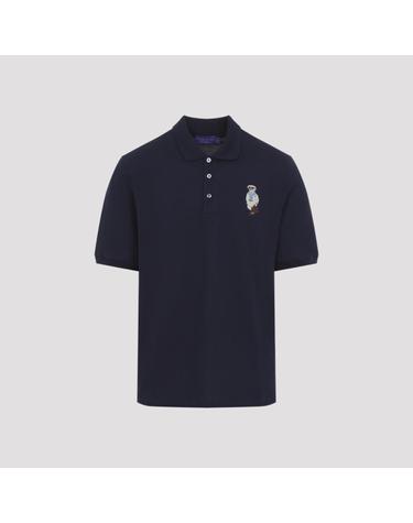 [해외직구][D14]RALPH LAUREN PURPLE LABEL 790P17381002 RACING NAVY 남성 폴로 카라티 피케셔츠 상의 Ralph Lauren Purple Label Bear Polo
